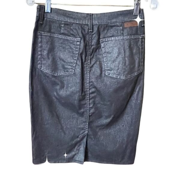 Boden size 4 black sparkling pencil skirt stretchy . - Picture 2 of 7